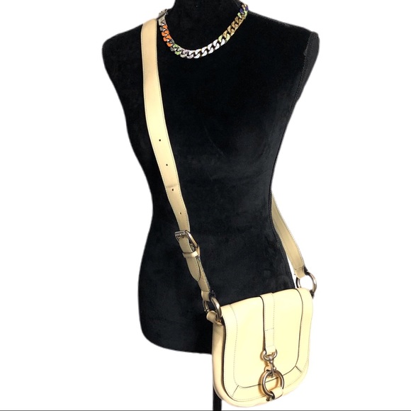 Marc Jacobs Authentic Leather Buckle Crossbody Bag - Picture 13 of 14